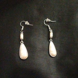 Woman's tear drop earrings